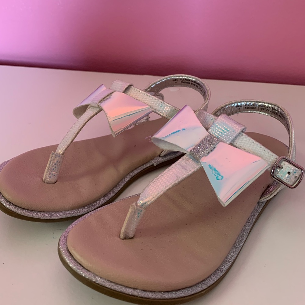 Silver shiny sparkle sandals! ✨